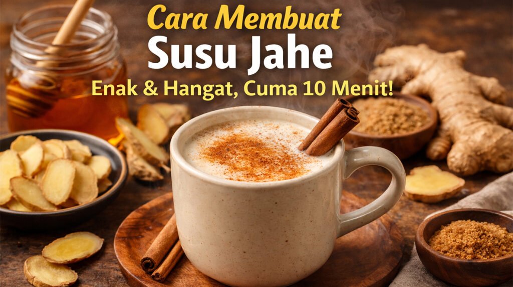 cara membuat susu jahe