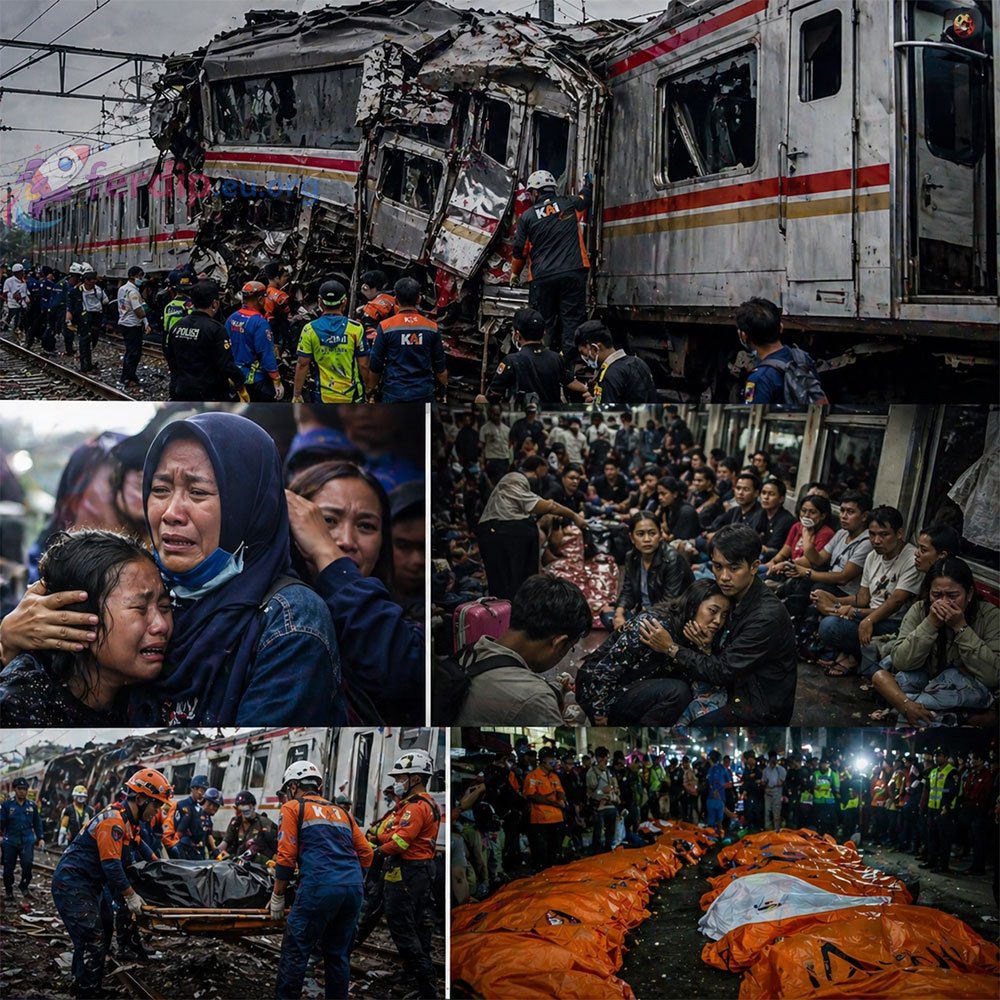kecelakaan KAI bekasi timur